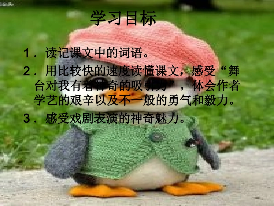 六年级语文上册第八组28我的舞台课件_第2页