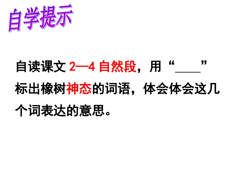 天生桥小学申冬梅四上一棵橡树_第3页