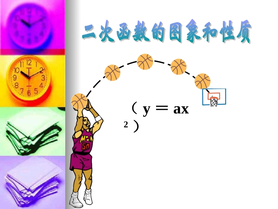 二次函数yaxk的图像和性质_第1页