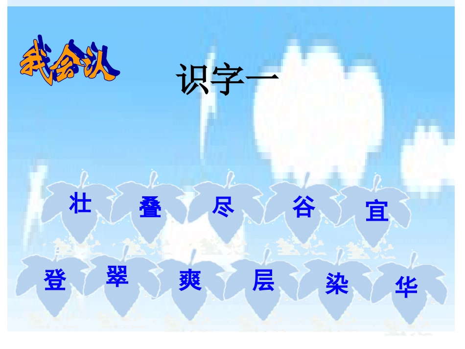 二年级生词集锦_第1页