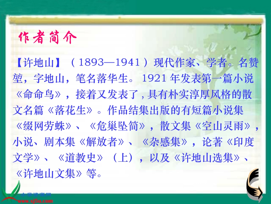 五年级语文课件-落花生_第3页