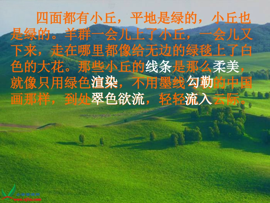 《草原》课件模版_第3页