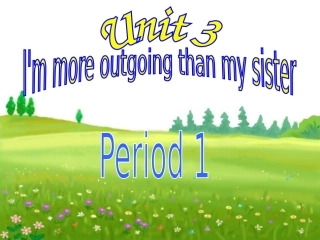 八年级上Unit3课件