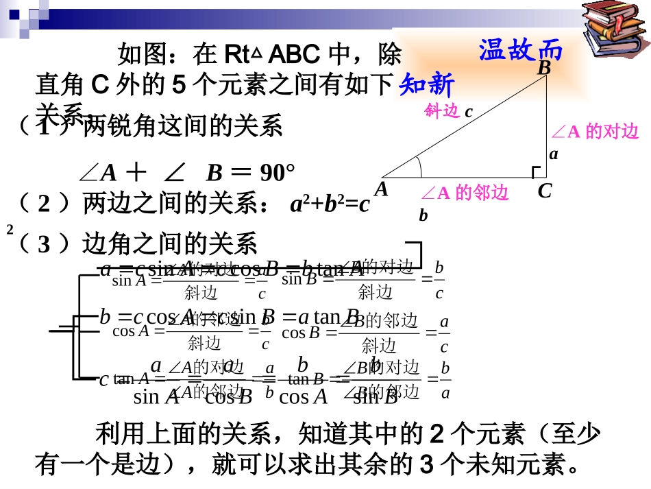 新人教版九年级下《解直角三角形》课件（23页）_第3页