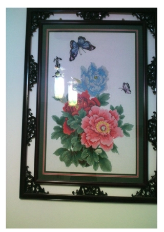 我的一张十字绣