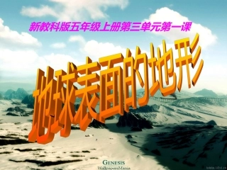 地球表面的地形T