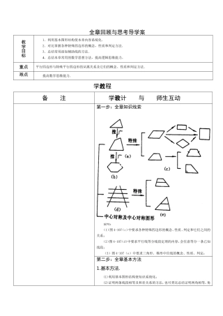 全章回顾与思考
