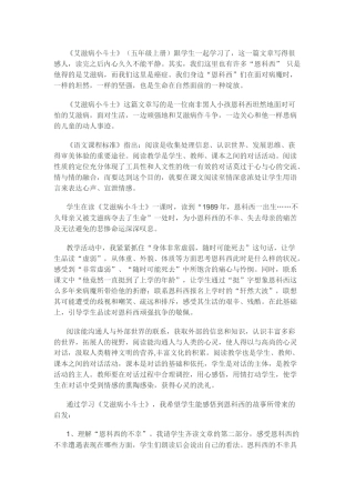 恩科西教学反思