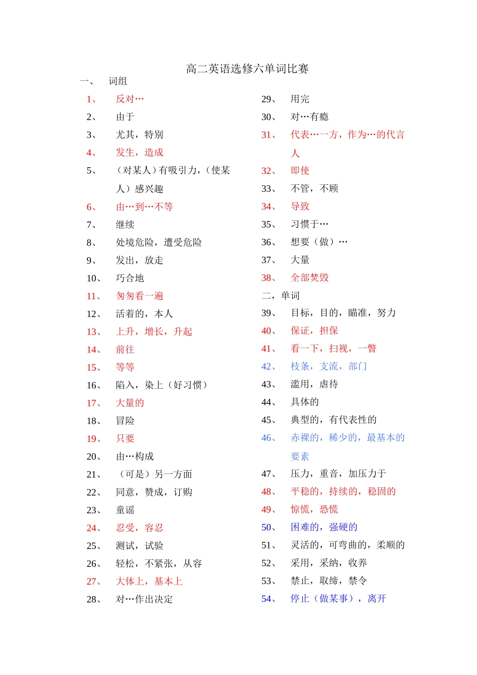 选修6百词竞赛_第1页