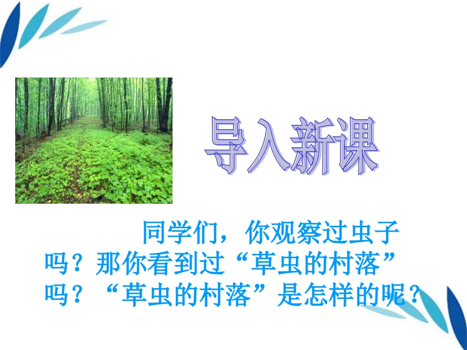 六年级语文上册草虫的村落课件4人教新课标版_第2页
