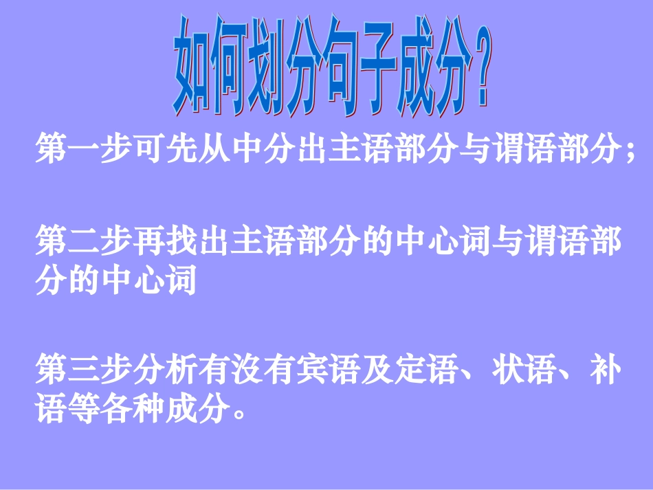 划分句子成分 (2)_第3页