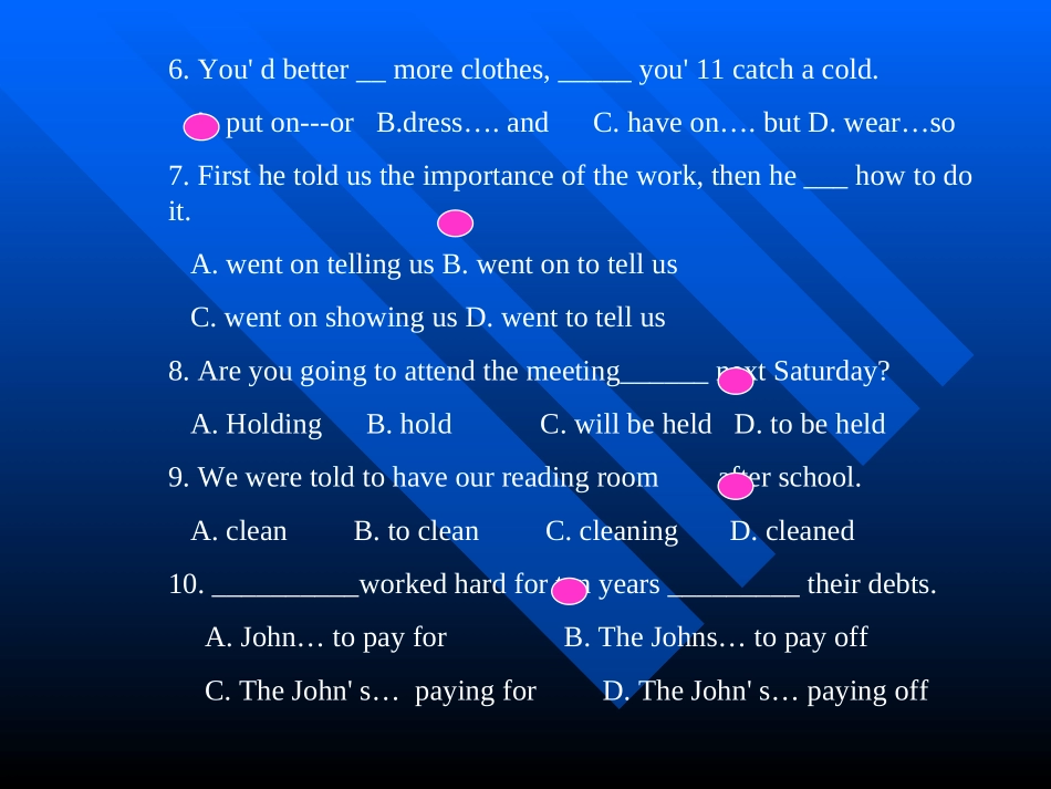 非谓语动词补充练习_第3页