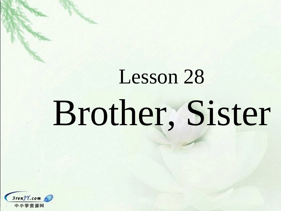 （冀教版）三年级英语上册课件unit4lesson28（1）2_第1页