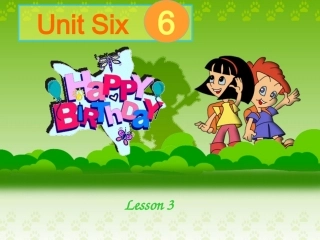 PEP小学三年级英语上册Unit6