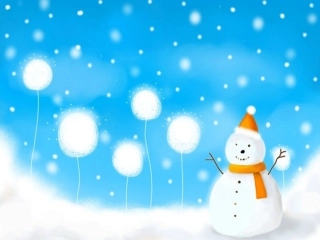 雪地里的小画家课件
