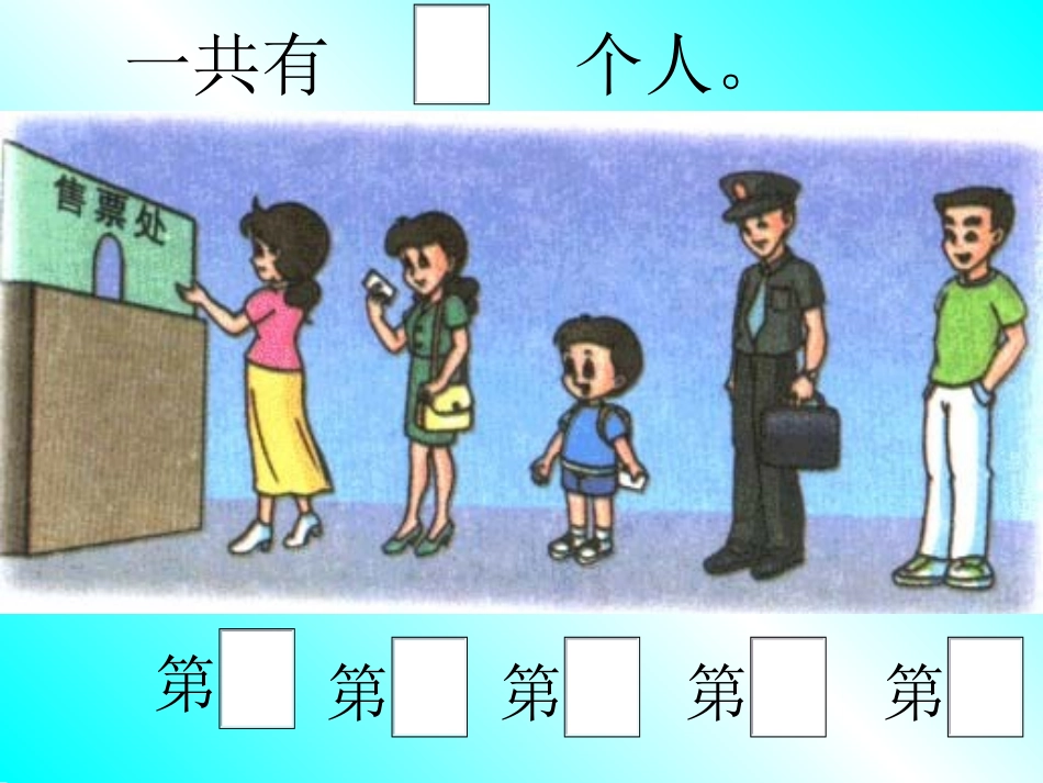 小学一年级数学上册《第几》_第3页