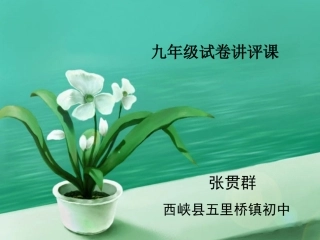 张贯群习题评讲课