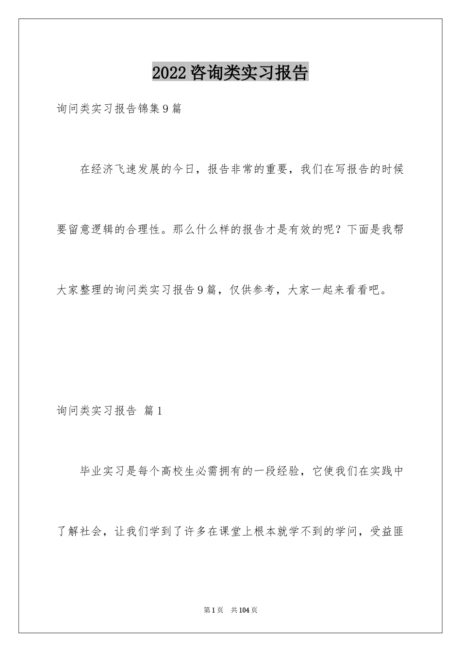 2024咨询类实习报告_1_第1页