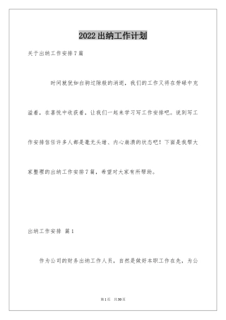 2024出纳工作计划_117