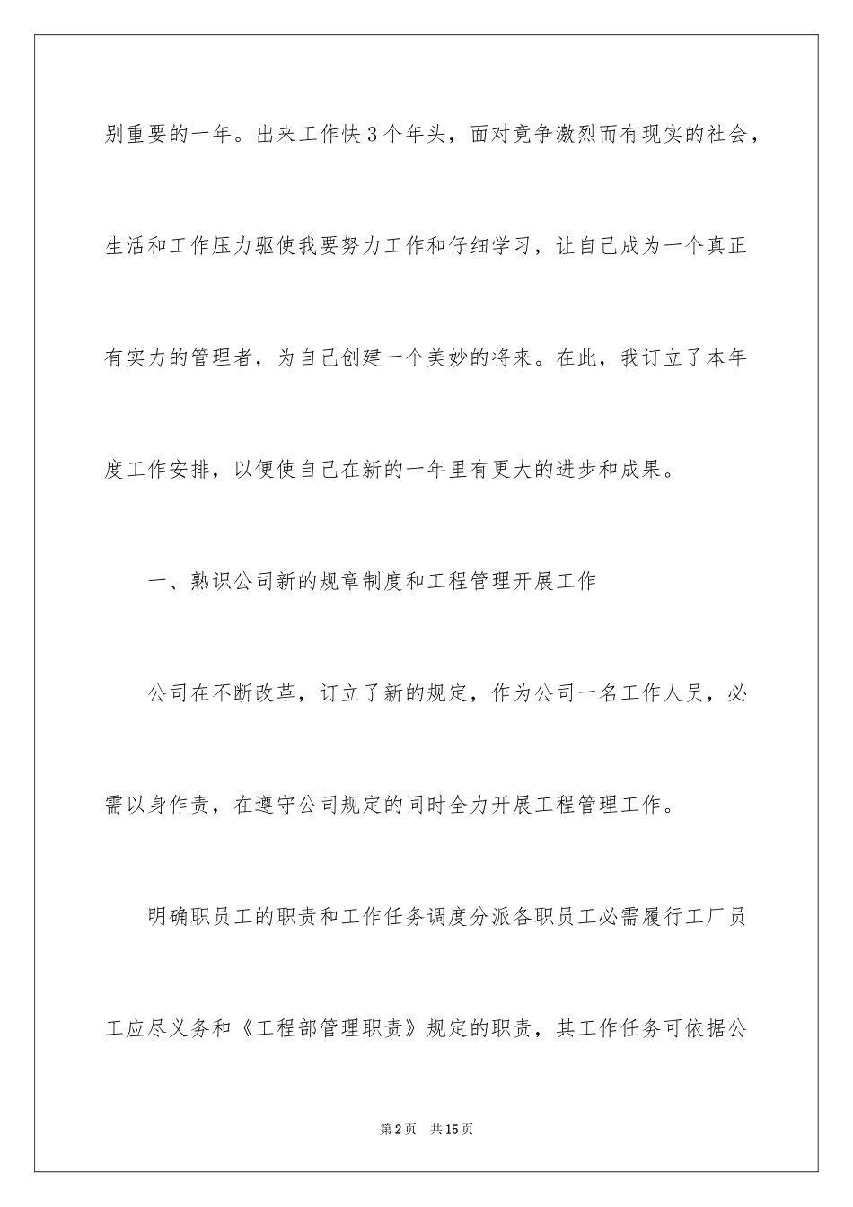 2024制定年度工作计划_第2页