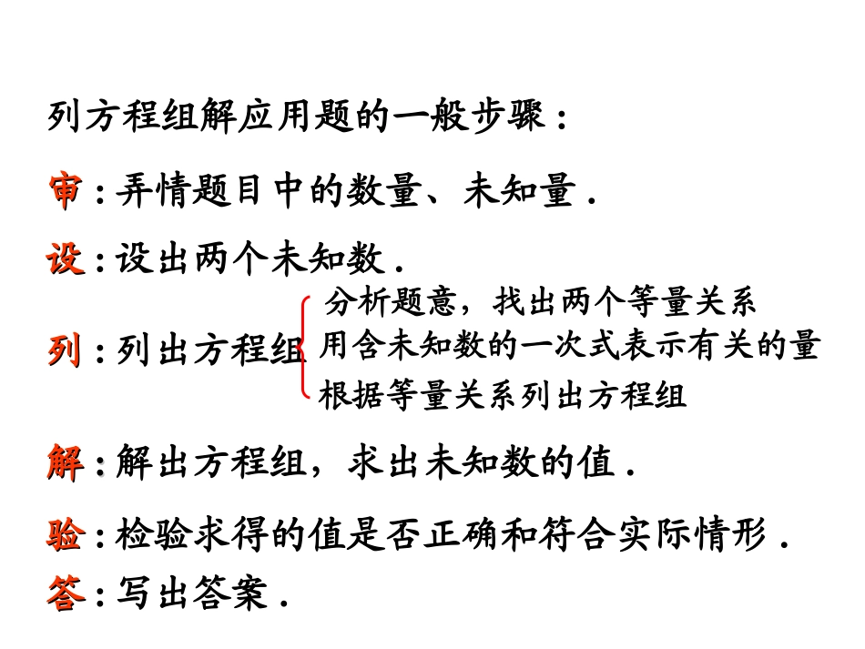 实际问题与二元一次方程组课件探究_第2页