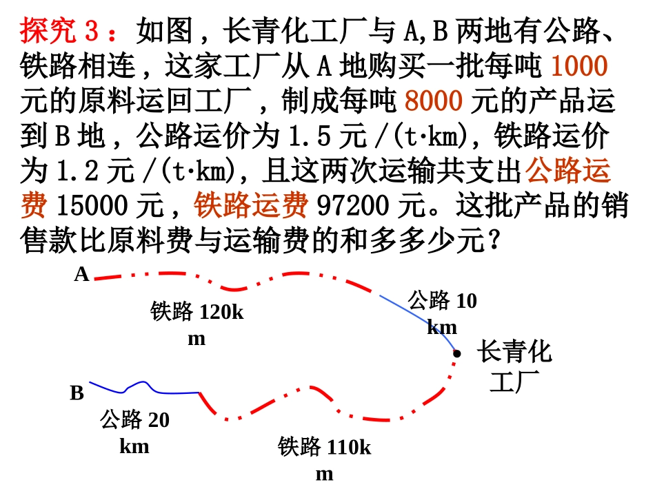 实际问题与二元一次方程组课件探究_第3页