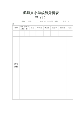 成绩分析表 (2)