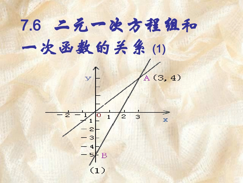 二元一次方程和一次函数的关系2_第1页