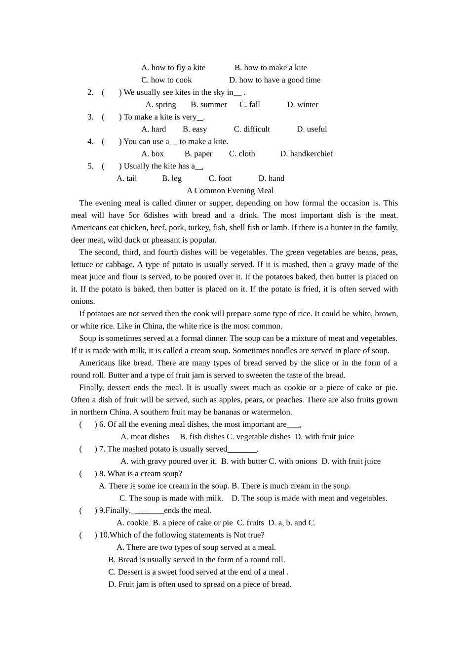 八上Unit7Topic1同步练习_第2页