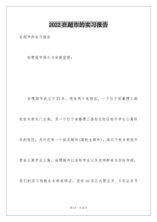 2024在超市的实习报告_20