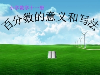 百分数的意义和写法课件 (2)