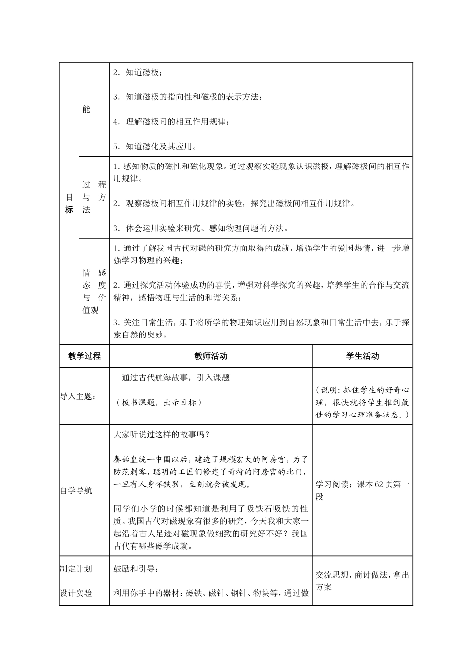 磁现象教学设计_第3页