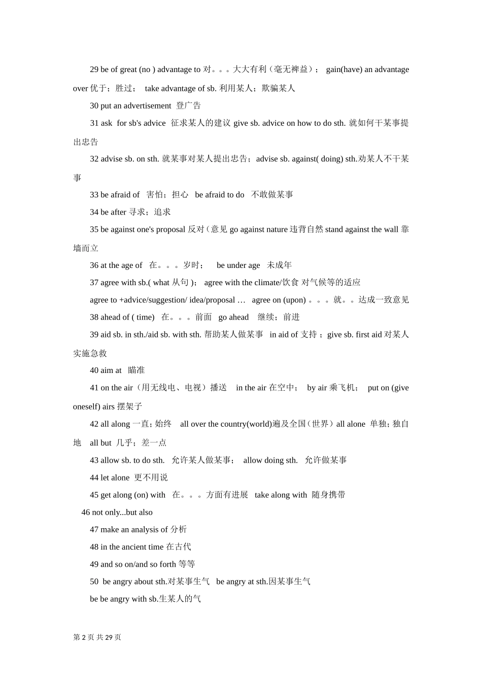 考试必备《高频词组精选》_第2页