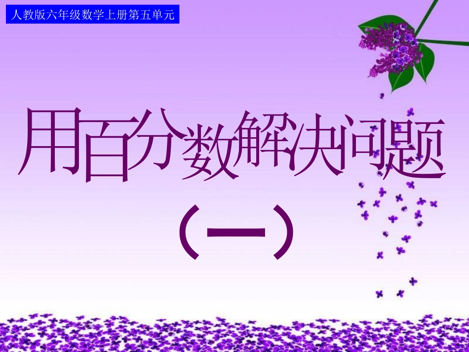 用百分数解决问题(一)_第3页