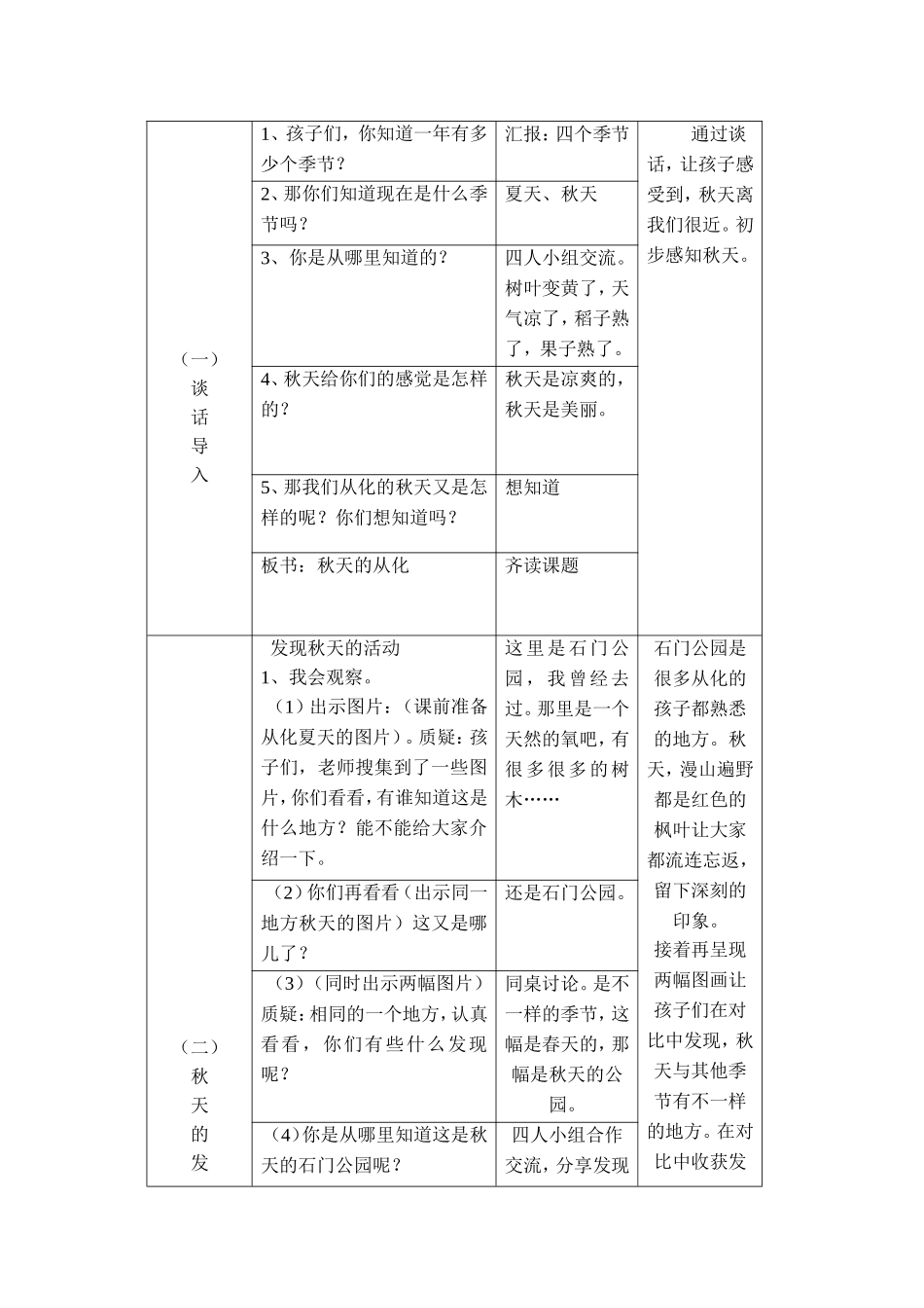 《秋天的从化》品德陈燕灵教学设计_第3页
