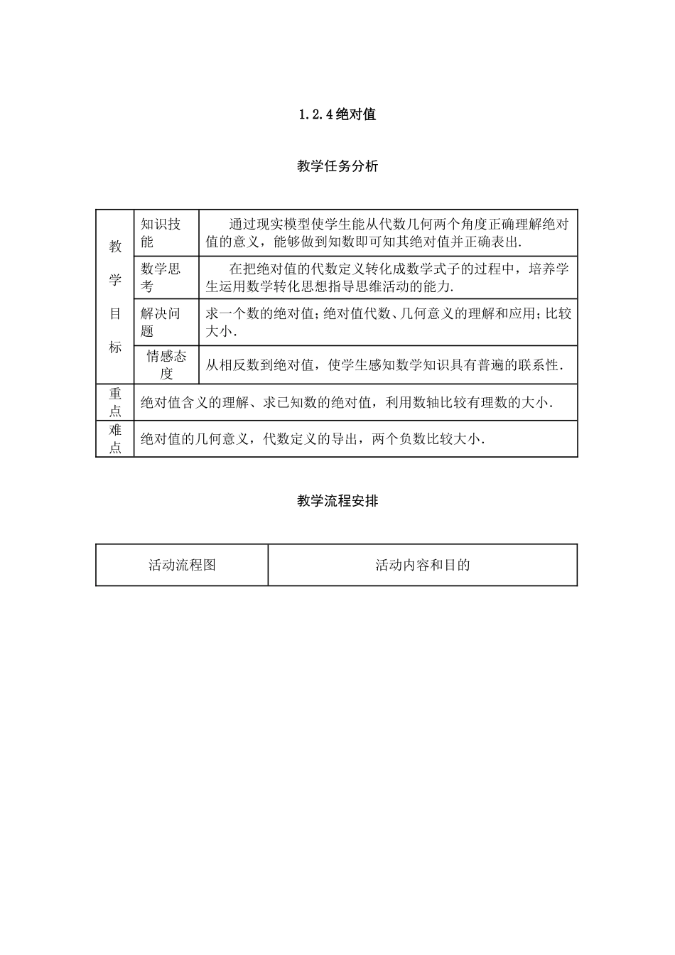 教案---124绝对值_第1页