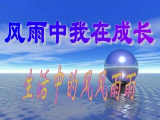 生活中的风风雨雨 (3)