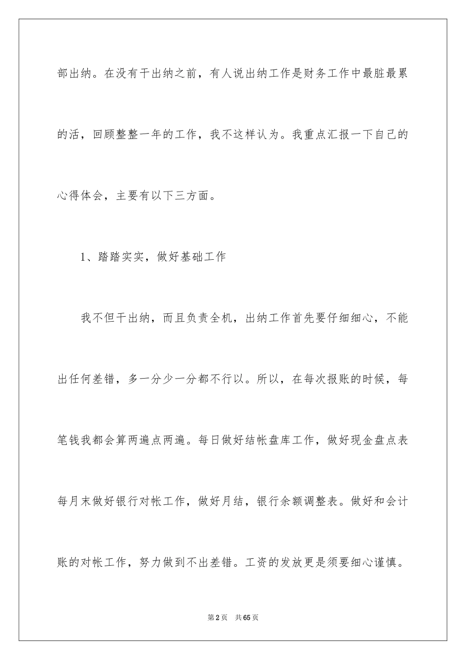 2024出纳工作总结_64_第2页