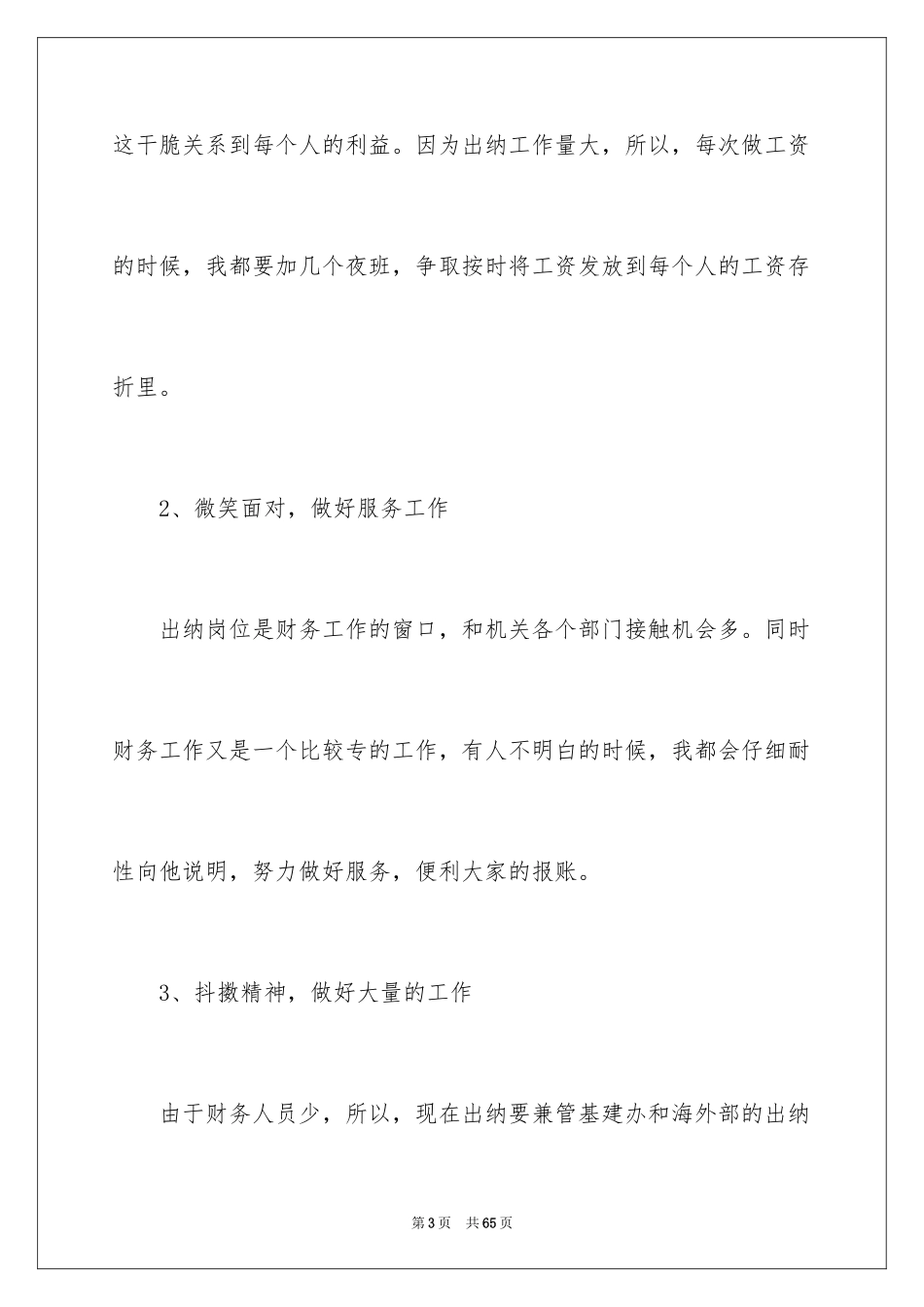 2024出纳工作总结_64_第3页
