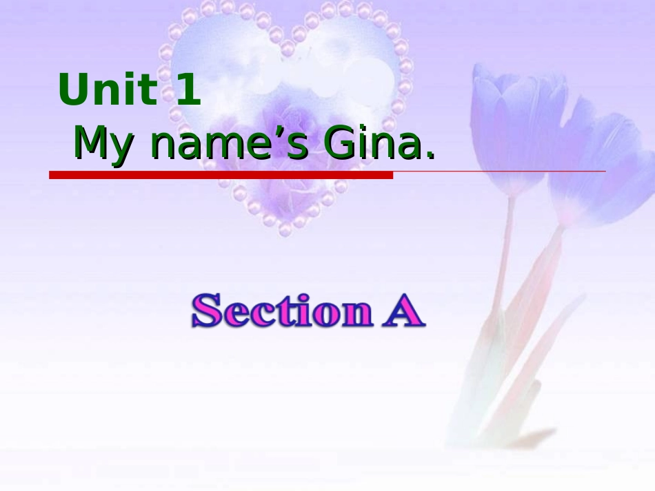 2012新人教版七年级上册英语第一单元课件_第1页