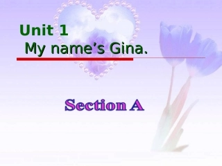 2012新人教版七年级上册英语第一单元课件