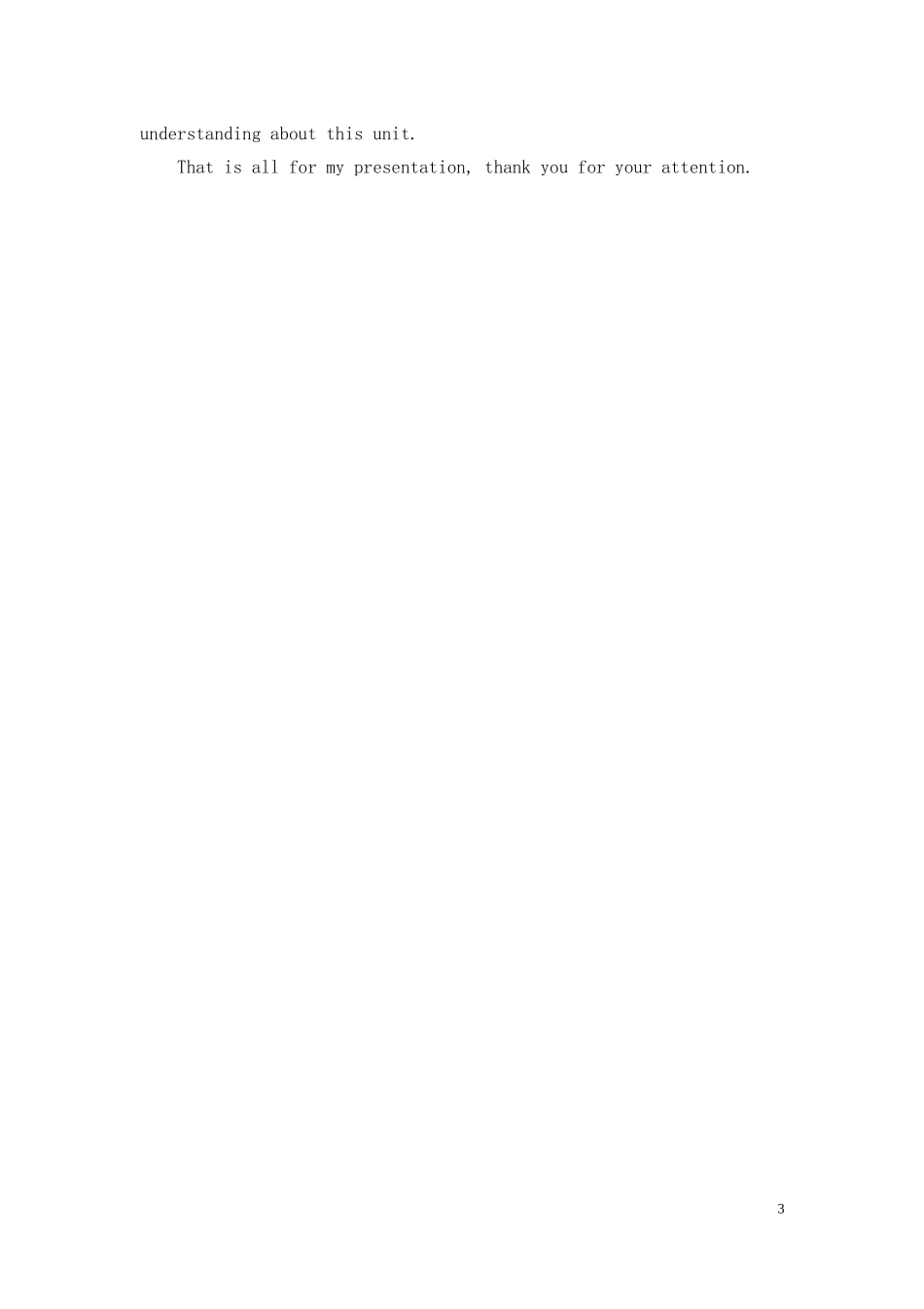 新目标七年级上册Unit4_全英说课稿_第3页