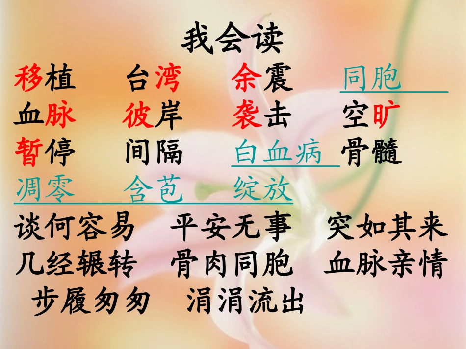 张玉红人教版四年级上22跨越海峡的生命桥_第3页