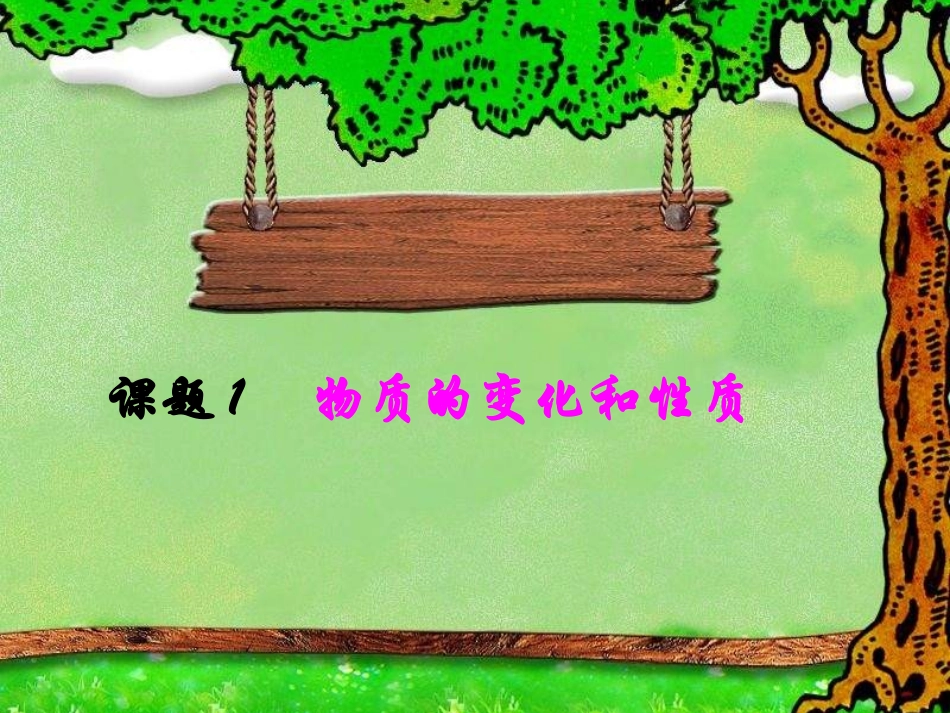 物质的变化和性质 (2)_第1页