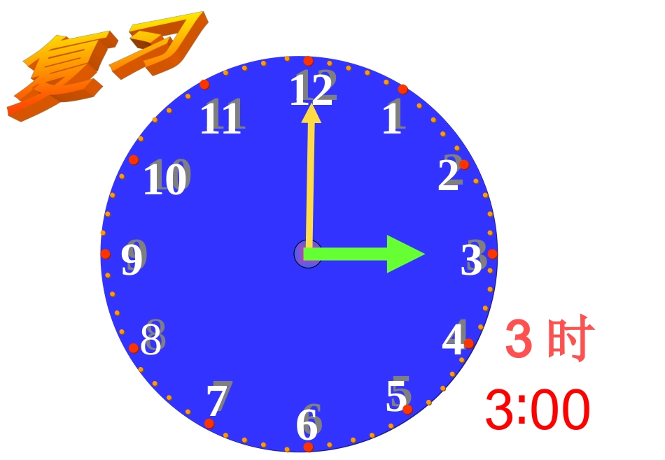 人教版小学数学二年级上册《认识时间》PPT课件_第2页