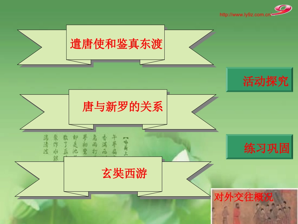 人教版历史七年级下_第6课__对外友好往来_第3页