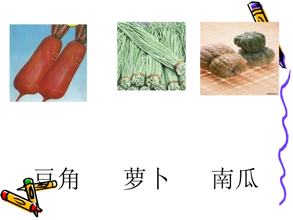 一年级语文《菜园里》课件_第3页