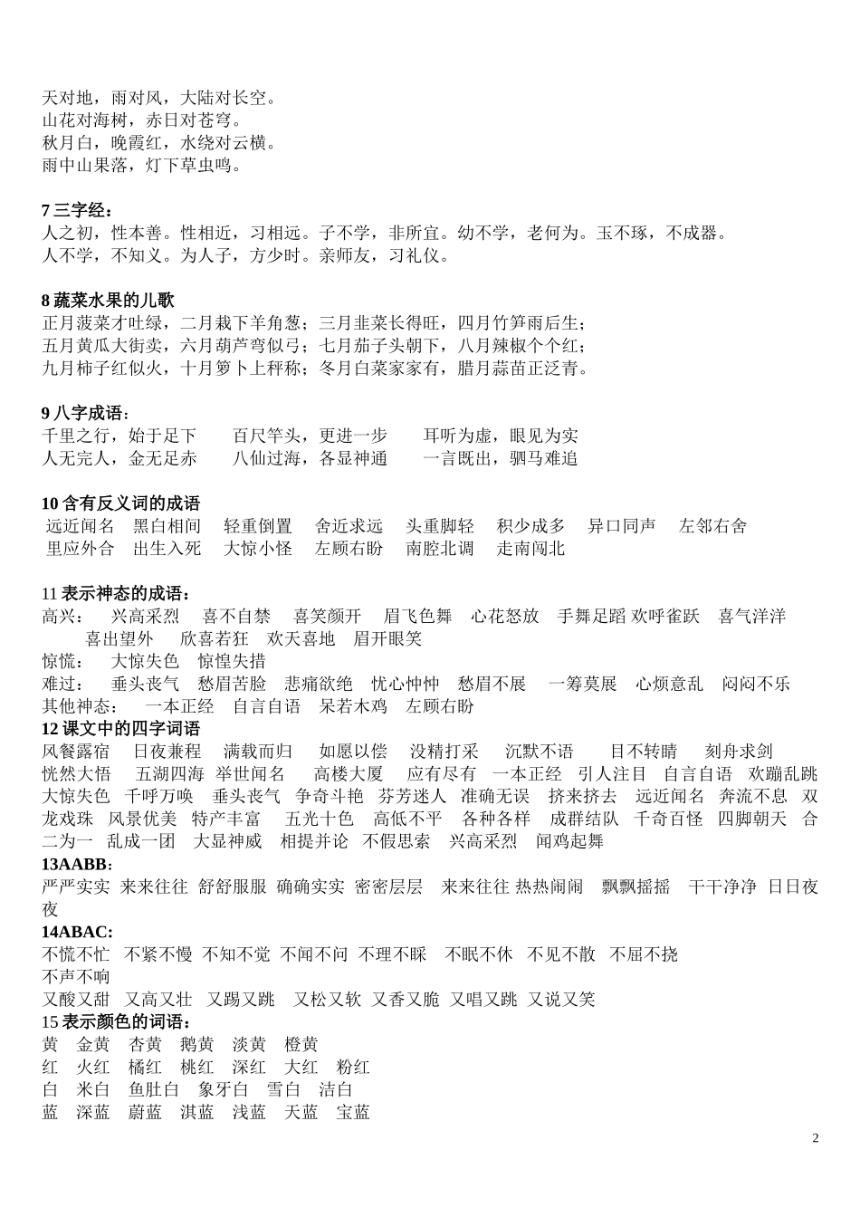 三上复习资料_第2页