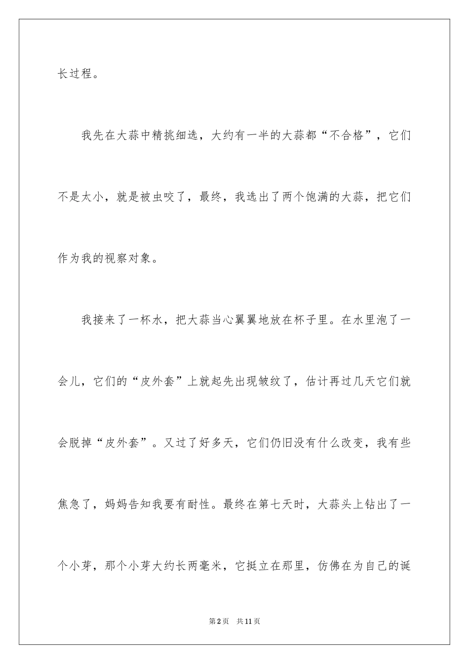 2024大蒜发芽日记_3_第2页