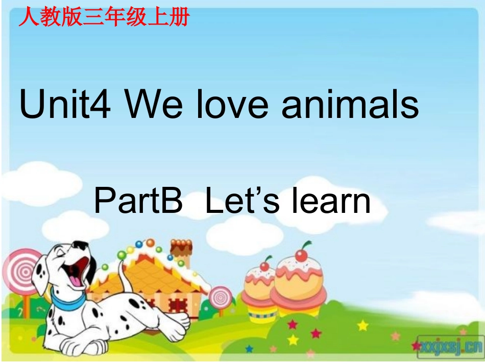 新版PEP三年级英语上册第四单元_B_Let's_learn_第1页